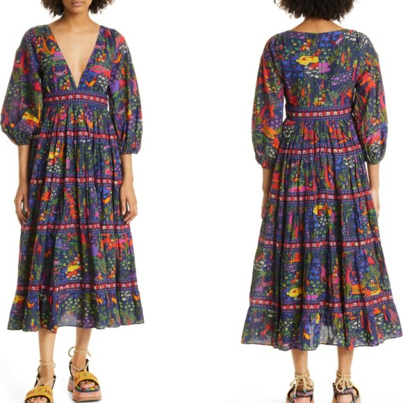 FARM Rio Dresses & Skirts - FARM Rio Animal Utopia Dress